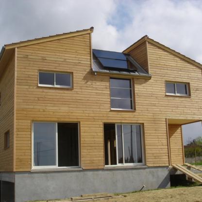 Brisse charpentes Marmande - Maison ossature bois contemporaine