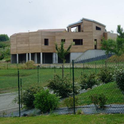 Brisse charpentes Marmande - Maison ossature bois contemporaine
